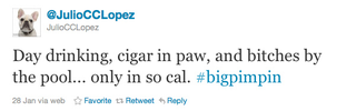 Illustration for article titled Mario Lopez's Dog Is a Total Douche Bag